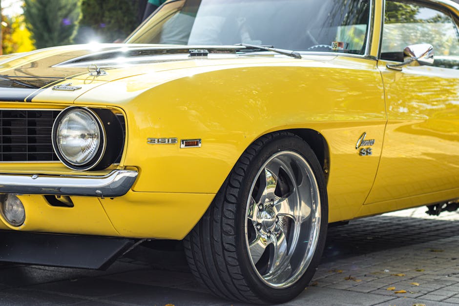 Free stock photo of american classic, araba, camaro