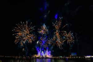 Free stock photo of aerial fireworks, disney