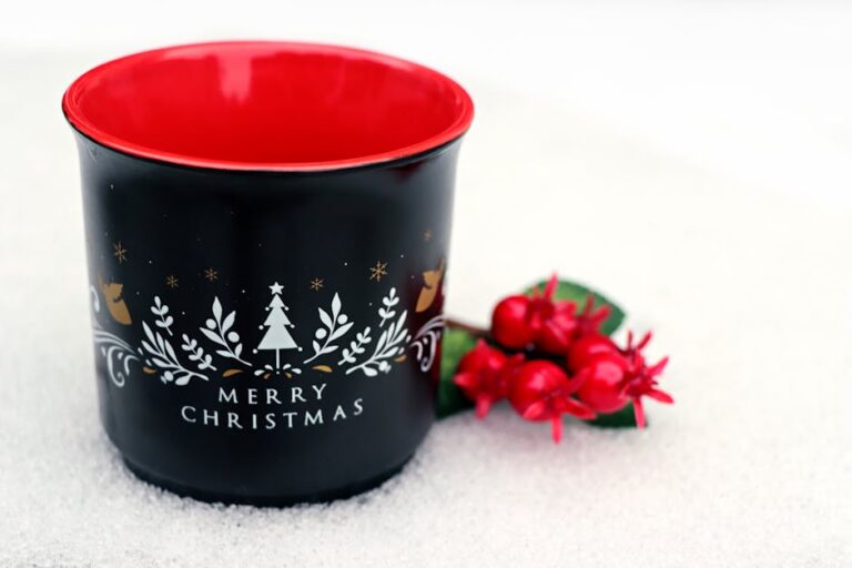 Free stock photo of background, black mug, candied cranberry