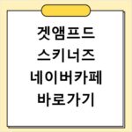 겟앰프드 스키너즈 네이버카페 바로가기