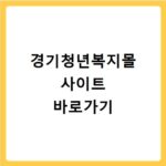 경기청년복지몰 사이트 바로가기