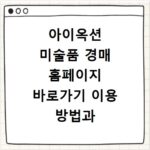 아이옥션 미술품 경매 홈페이지 바로가기 이용 방법과 입찰 꿀팁 정리
