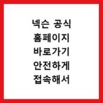 넥슨 공식 홈페이지 바로가기 안전하게 접속해서 게임 다운로드 받는 방법